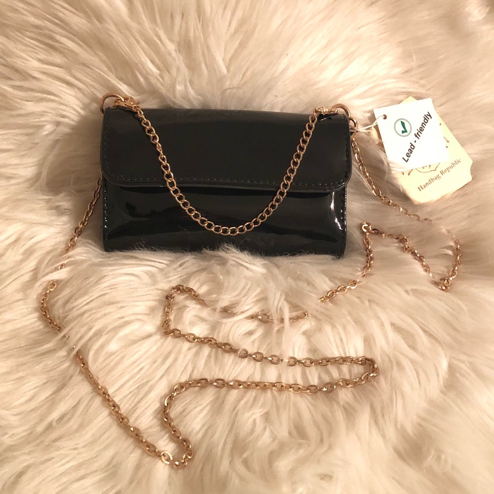 NWT handbag republic Ashley patent mini crossbody